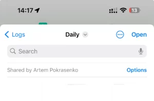 Click open in folder