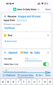 Specify file name