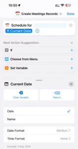 Select date format