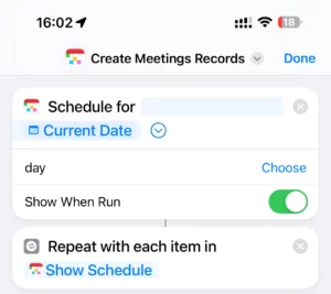 Disable show when run