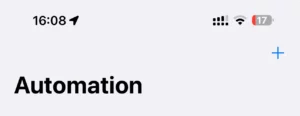 Create new automation